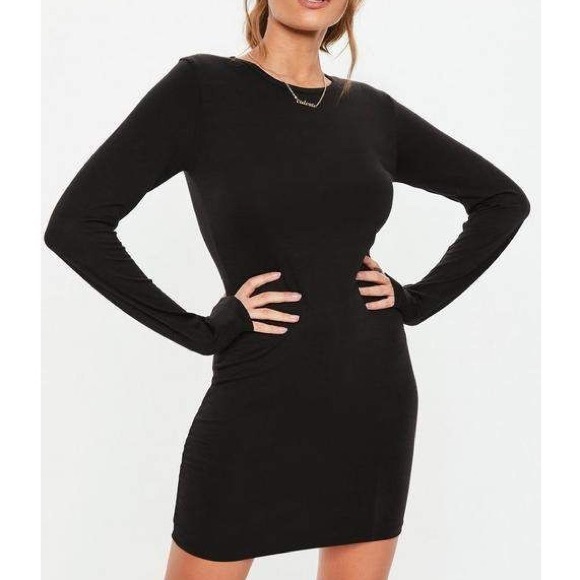 Missguided Jersey Bodycon Mini Dress - Picture 1 of 5